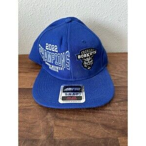 Kokomo Bobkats Hat Blue Basketball 2022 Champion SnapBack